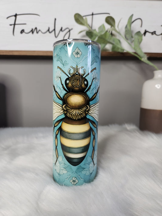 Vintage bee tumbler