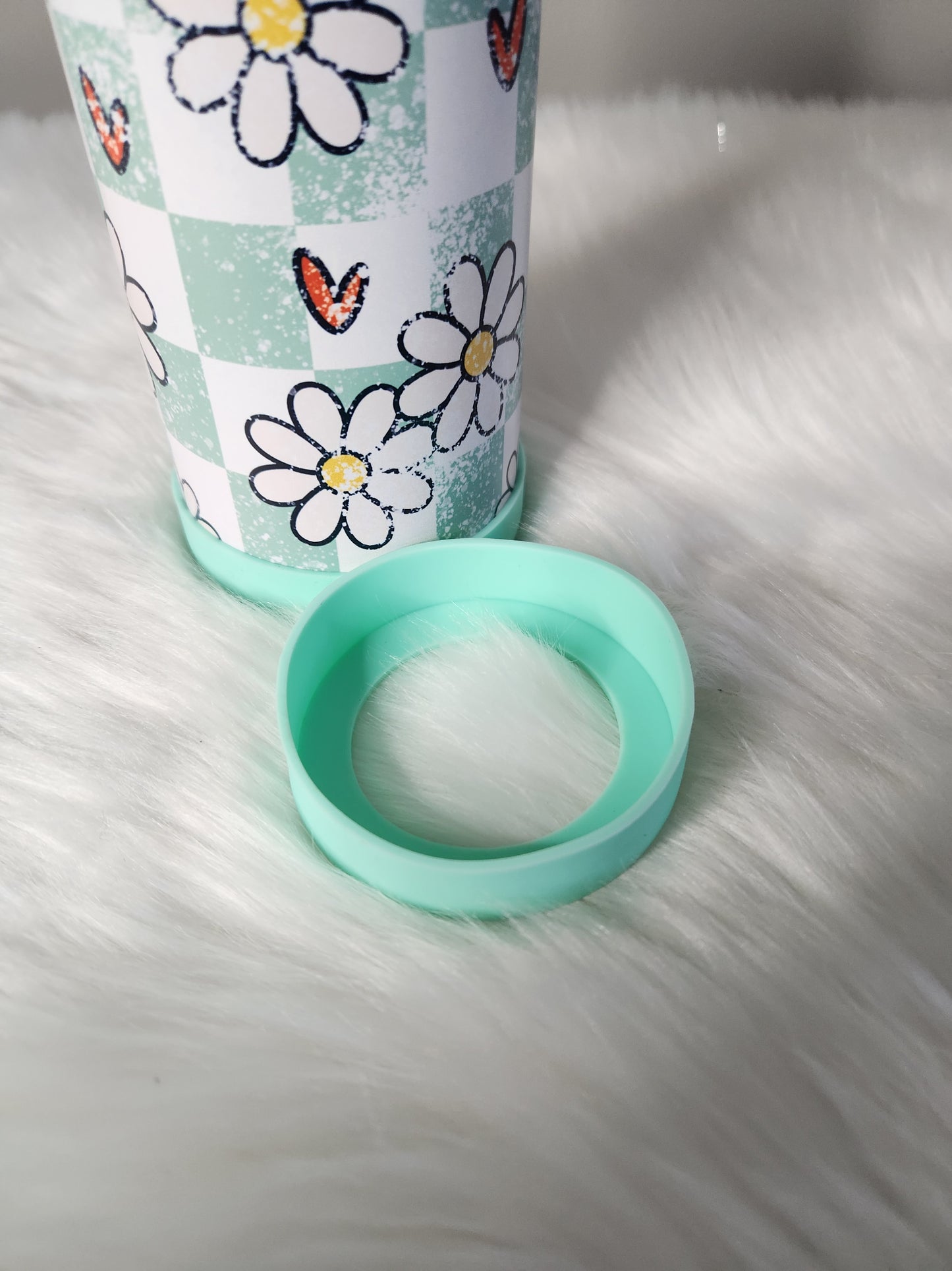 Silicone tumbler bottom